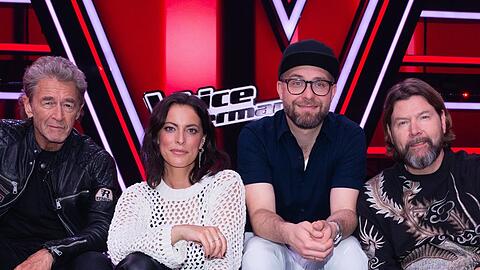 In der zwölften Staffel von "The Voice of Germany" sind die Coaches Peter Maffay, Stefanie Kloß, Mark Forster und Rea Garvey (v.l.n.r.) mit an Bord.