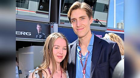 Prinzessin Alexandra von Hannover und Ben-Sylvester Strautmann beim Grand Prix of Monaco im Juni.
