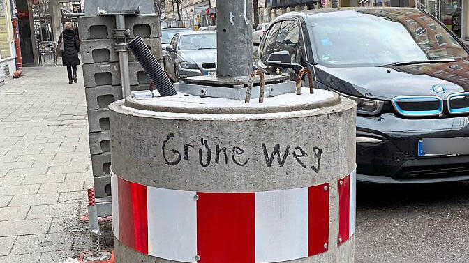 Anonyme Kritik an Politikern ist in Haidhausen keine Seltenheit.
