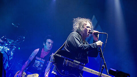 Spielten am Montagabend in der Münchner Olympiahalle: The Cure. (Archivbild)