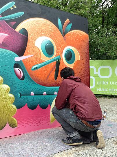 Stroke Art Fair: So bunt ist die Kunstmesse.