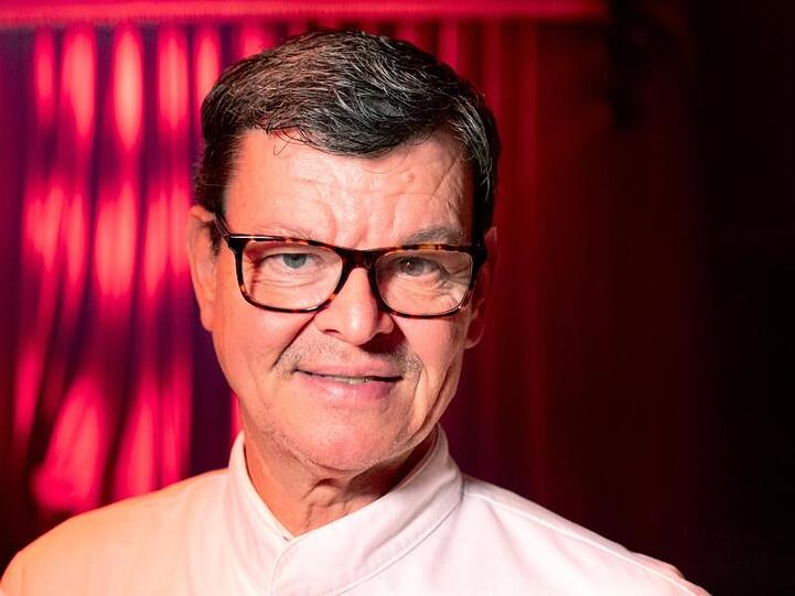 Harald Wohlfahrt bei der Premiere der Dinner-Show Palazzo in Stuttgart.
