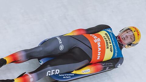 Sicherte sich den Gesamtweltcup: Rodler Felix Loch.
