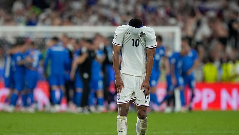 Die Engländer um Jude Bellingham kamen gegen Slowenien nicht über ein 0:0 hinaus.