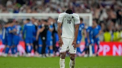 Die Engländer um Jude Bellingham kamen gegen Slowenien nicht über ein 0:0 hinaus.