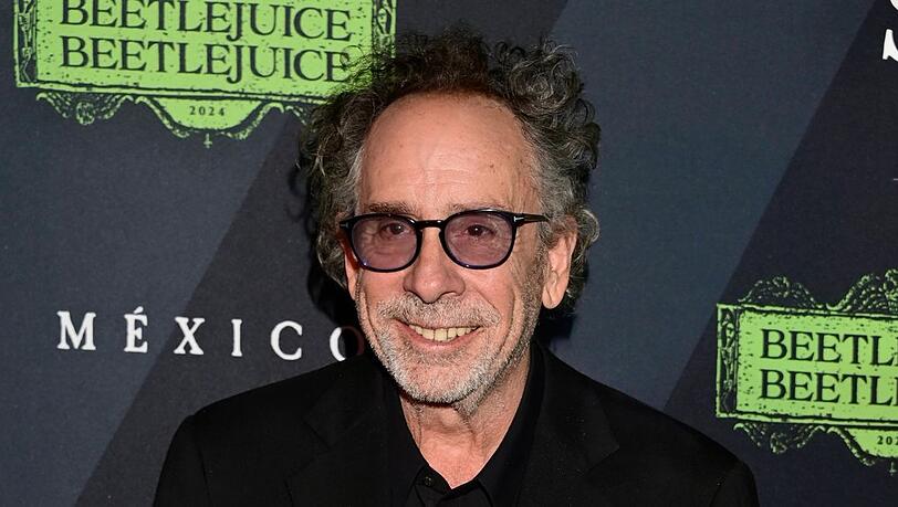 Tim Burton auf einem "Beetlejuice Beetlejuice"-Event in Mexiko.