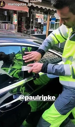 Die Bilder vom ADAC-Einsatz bei Mario Götze.
