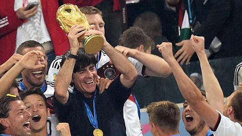 Der Höhepunkt von Joachim Löw als Bundestrainer: Der WM-Sieg 2014 in Rio.