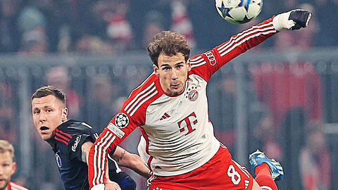 Gegen Kopenhagen zuverlässig in der Innenverteidigung: Bayern-Star Leon Goretzka (r.).