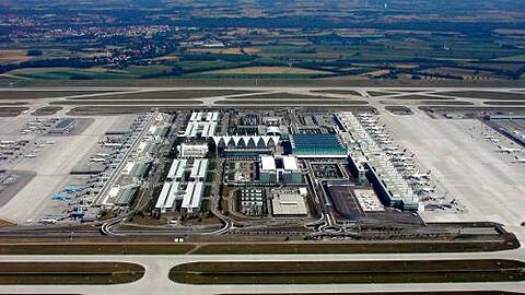 Der Münchner Flughafen.