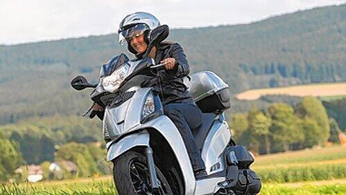 Der Kymco People GT 125i. Der Kymco People GT 125i.