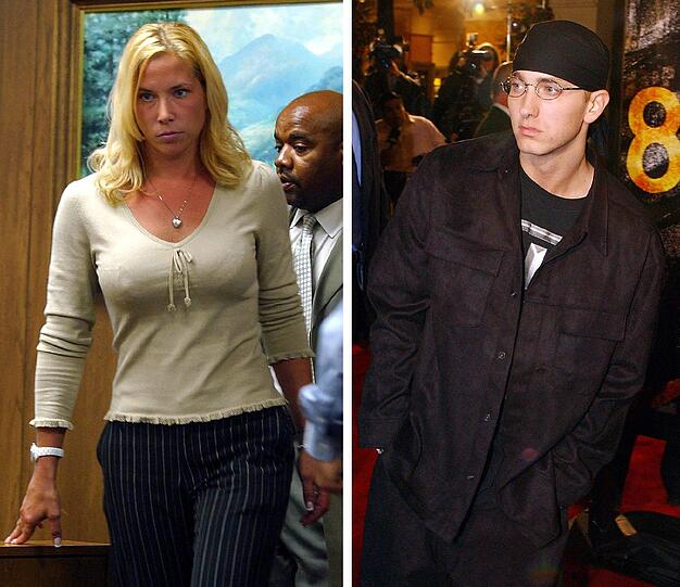Der Rapper Eminem war zweimal mit seiner Jugendliebe Kim Mathers verheiratet. Beim ersten Mal hielt die Ehe zwei Jahre. Beim zweiten Mal reichte es dann nur noch für drei Monate.