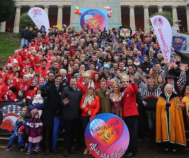 Die Teilnehmer von "Fasching hat Herz".