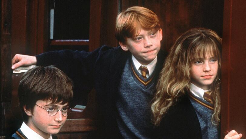 So klein und schon so viel Zauberkraft: der elfjährige Harry Potter (links). So klein und schon so viel Zauberkraft: der elfjährige Harry Potter (links).