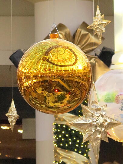 So schön schaut das sanierte, vorweihnachtliche Perlacher Einkaufszentrum PEP aus.