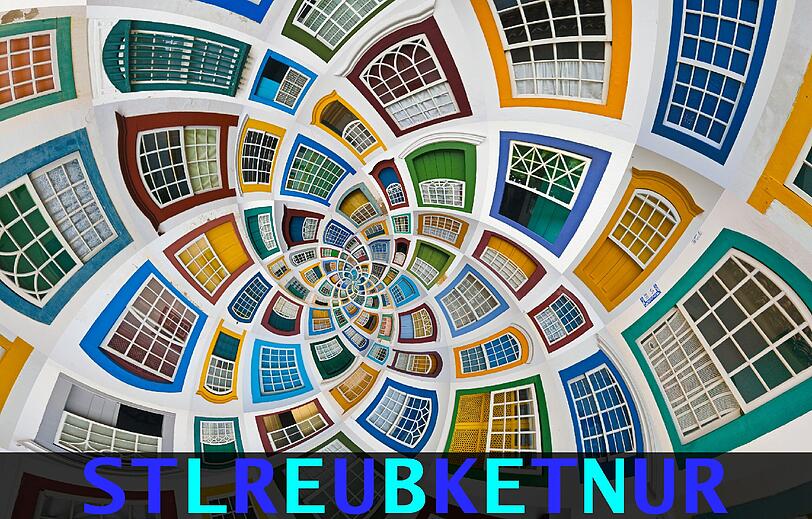 Ebenso dieser surreale "Türstrudel".