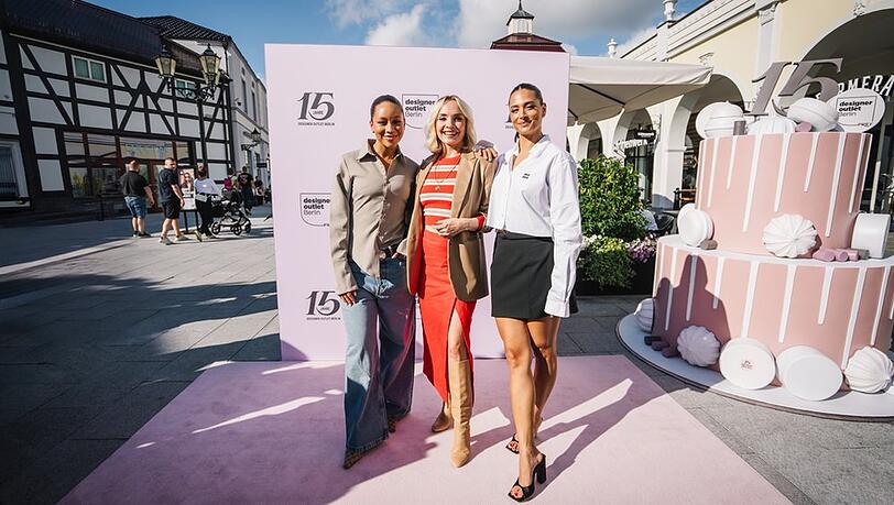 Jenny Augusta, Janin Ullmann und Amira Aly (v.l.n.r.) hatten sichtlich Spaß.