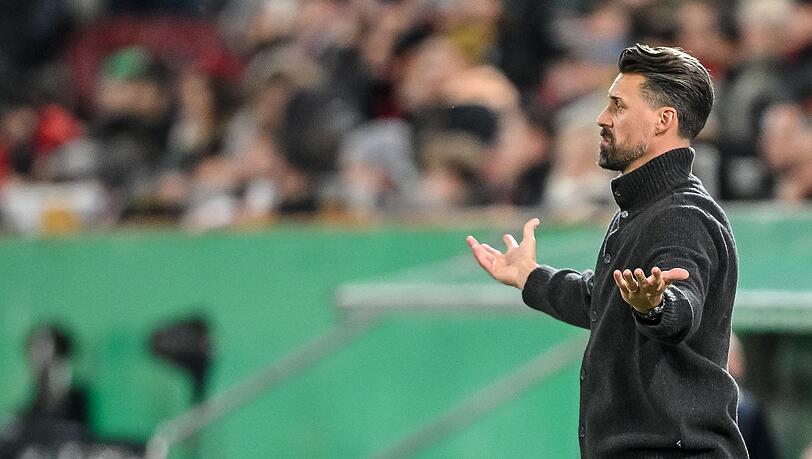 Auch im DFB-Pokal steht Sandro Wagner wieder mit leeren Händen da. Auch im DFB-Pokal steht Sandro Wagner wieder mit leeren Händen da.