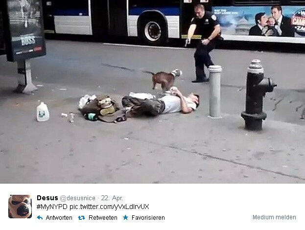 Die AZ zeigt die brutalsten Twitter-Bilder zum Hashtag #myNYPD!