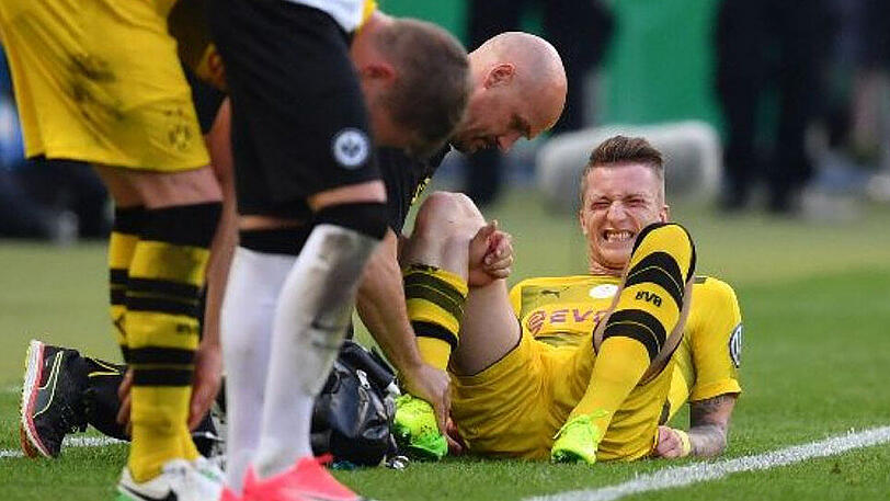 Erneut verletzt: Marco Reus beim DFB-Pokal-Finals gegen Eintracht Frankfurt (2:1) am Samstag