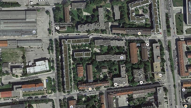 Riesenfeld-/Ecke Hamburger Straße: Hier hat die GWG Wohnungen gekauft. Foto: Google Maps Riesenfeld-/Ecke Hamburger Straße: Hier hat die GWG Wohnungen gekauft. Foto: Google Maps