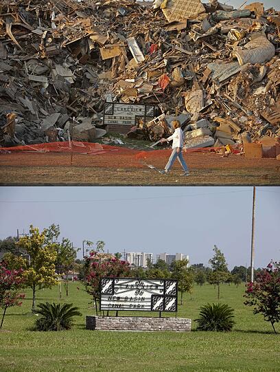 Hurrikan Katrina: Nach dem Hurrikan und fünf Jahre nach der Katastrophe.