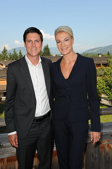 Marcus Höfl und Maria Höfl-Riesch.