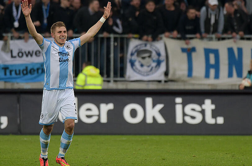 Läuft bei ihm: Levent Aycicek, Leihspieler des TSV 1860 vom SV Werder Bremen, sammelt fleißig Scorerpunkte.