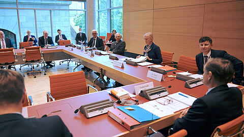 Blick auf die konstituierende Sitzung des Untersuchungsausschusses zu Wirecard.
