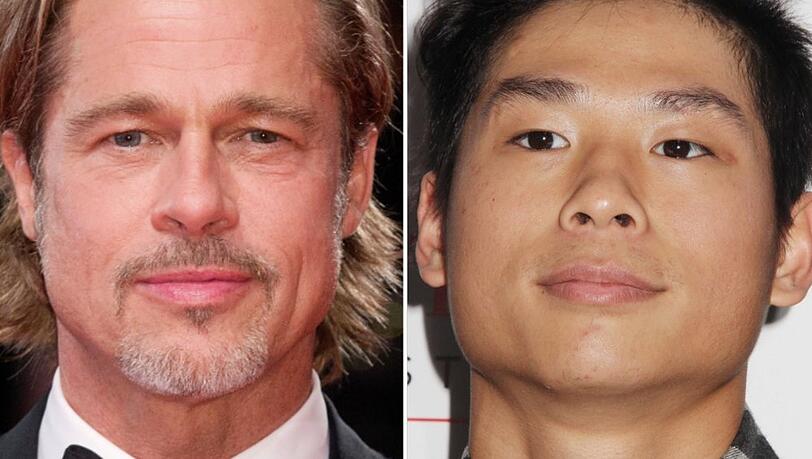 Brad Pitt und Sohn Pax Jolie-Pitt sollen sich seit Jahren nicht gesehen haben.
