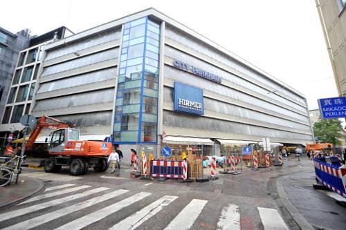 Das Parkhaus am Färbergraben. Das Parkhaus am Färbergraben.