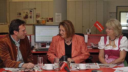 Sabine Leutheusser- Schnarrenberger beim AZ-Besuch Sabine Leutheusser- Schnarrenberger beim AZ-Besuch