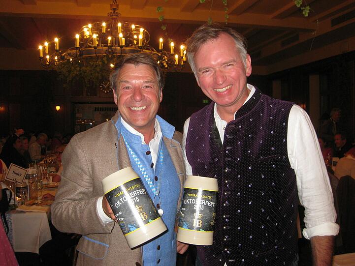 Sänger Patrick Lindner (l.) und Kabarettist Christian Springer.