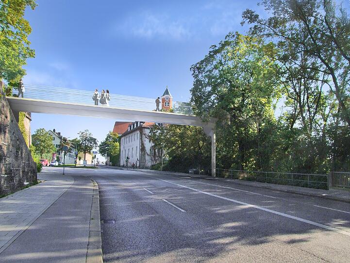 So soll die Brücke am Giesinger Berg mal aussehen.