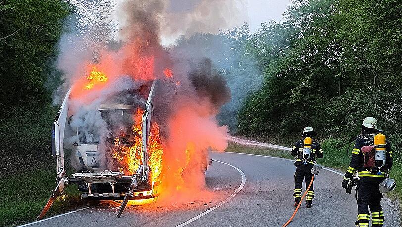 Die Ursache f&uuml;r den Brand ist derzeit unklar.
