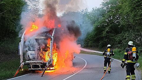 Die Ursache f&uuml;r den Brand ist derzeit unklar.