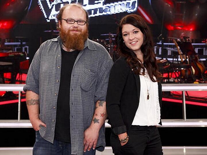 Andreas und Janine im Battle bei "The Voice"