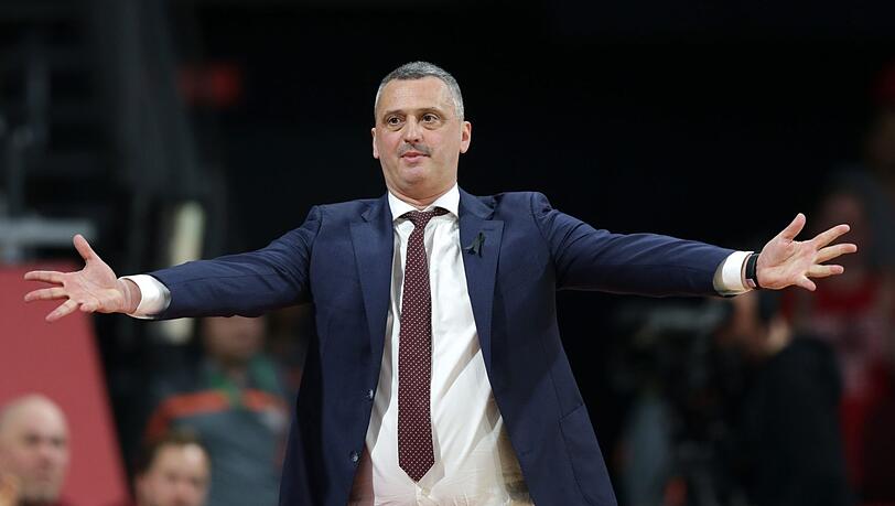 Kann die Playoffs der Euroleague mit seinem Team nun nicht mehr erreichen: Bayern-Coach Dejan Radonjic. Kann die Playoffs der Euroleague mit seinem Team nun nicht mehr erreichen: Bayern-Coach Dejan Radonjic.