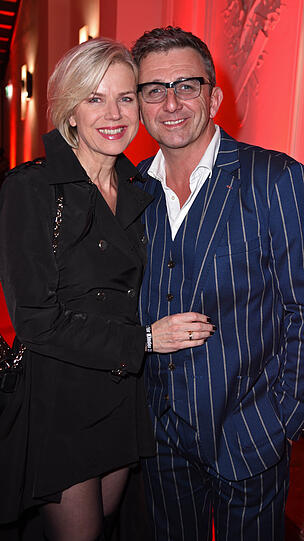 Hans Sigl ("Bergdoktor") mit Ehefrau Susanne Kemmler.