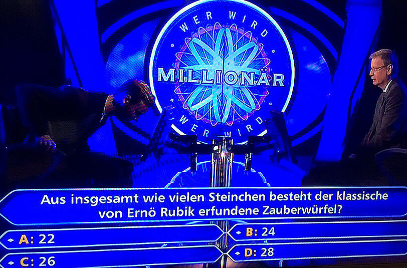 Unter Tränen zum Millionär: Leon Windscheid hat den Hauptgewinn bei Günther Jauchs Quiz geknackt. Dafür brauchte er aber die Hände des Moderators.