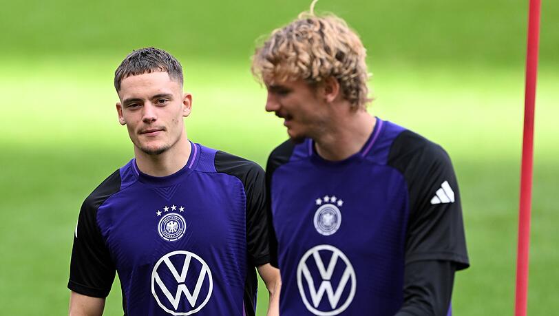 Florian Wirtz (l) und Nick Woltemade. (Archivbild) Florian Wirtz (l) und Nick Woltemade. (Archivbild)