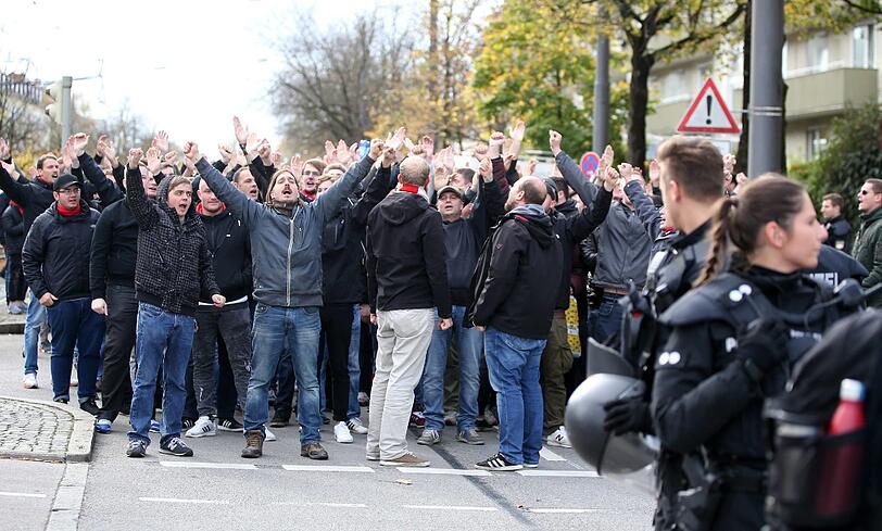 Impressionen vor dem Derby.