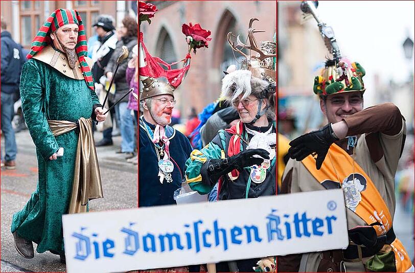 Sehen Sie hier die Bilder vom Faschingsumzug der Damischen Ritter!