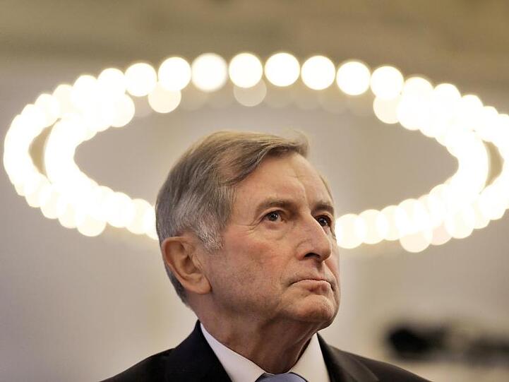 Alois Glück bei der Herbstvollversammlung des Zentralkomitees der deutschen Katholiken (ZdK). Foto: Oliver Berg/Archiv