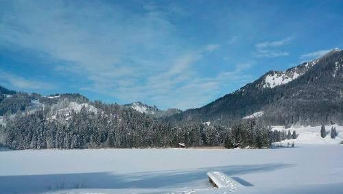 Neue Lawine am Spitzingsee Neue Lawine am Spitzingsee