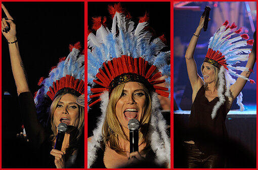 Topmodel Heidi Klum amüsierte sich am Donnerstag gemeinsam mit zahlreichen Promis beim jährlichen UNICEF-"Celebrity Karaoke" prächtig - die besten Bilder.