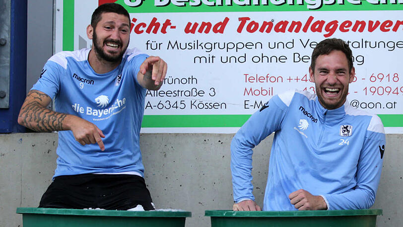 Sascha Mölders und Markus Ziereis (rechts).