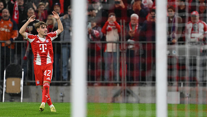Lennart Karl wurde gegen Brügge zum jüngsten Champions-League-Torschützen der Bayern-Historie.