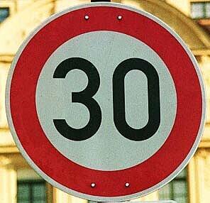 Tempo 30 in der ganzen Stadt: Wird es erst einmal nicht geben.