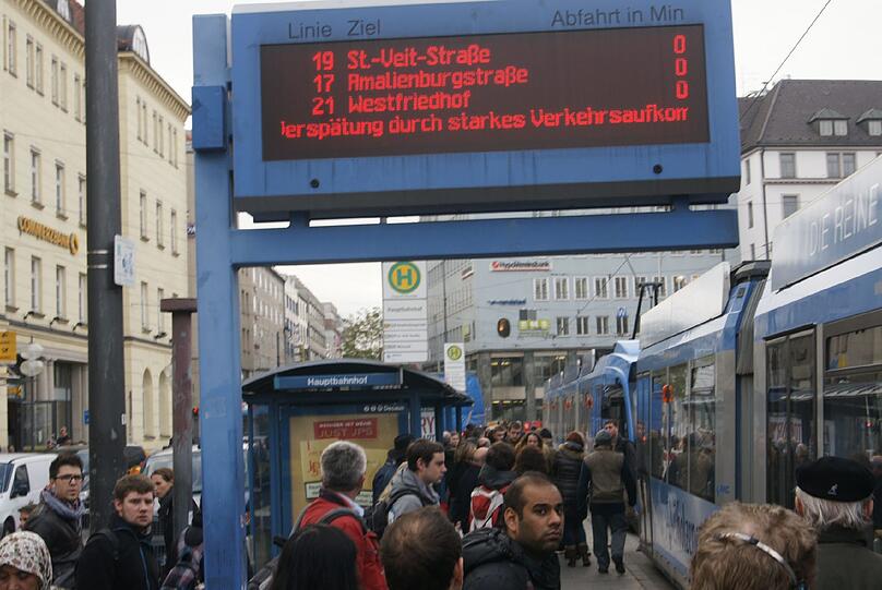 Stromausfall in München: Die Stadt war am Donnerstagmorgen weitestgehend lahmgelegt.